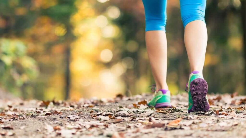 como reducir grasa con caminatas en la naturaleza