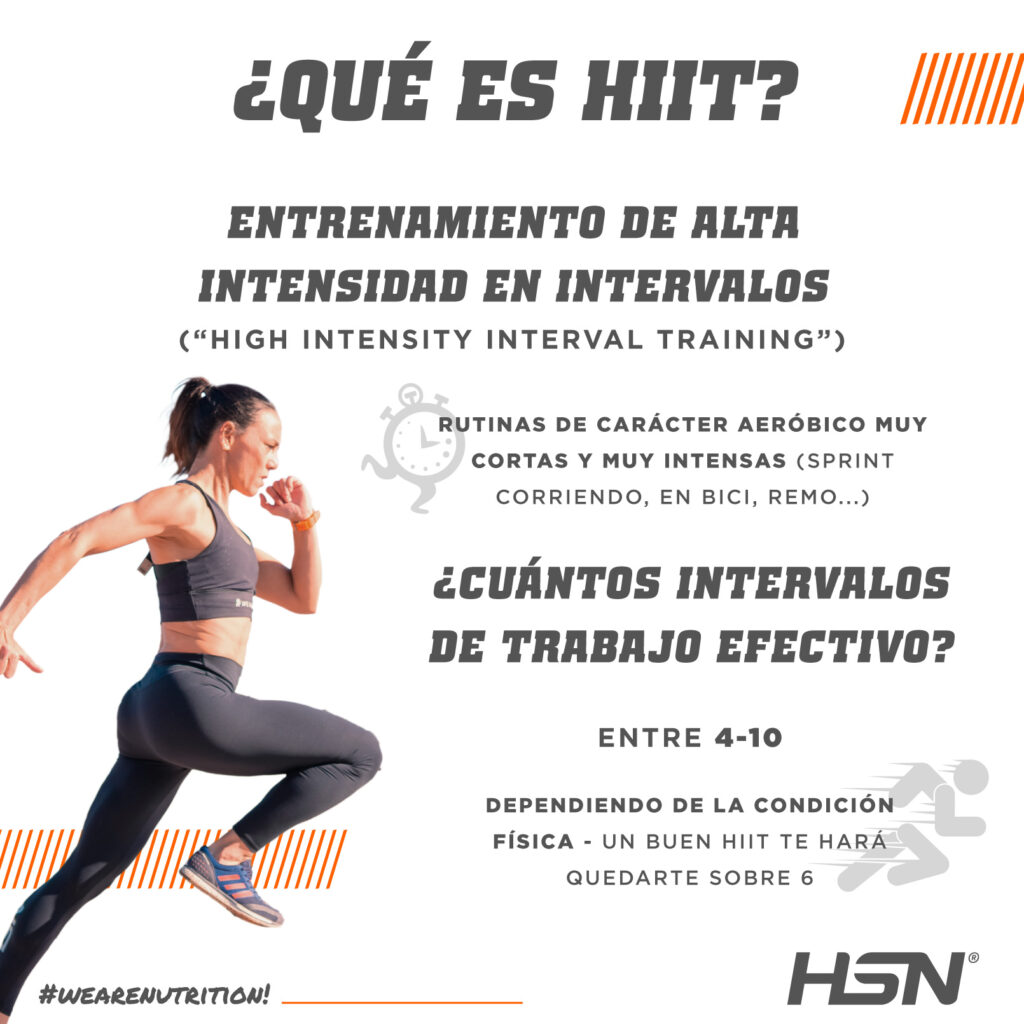 pasos para rutinas de alta intensidad